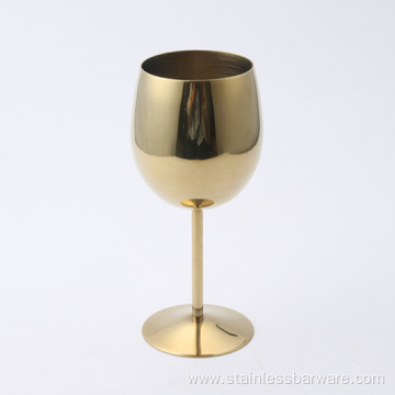 12oz Stainless Steel Plated Cocktail Wine Glass